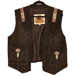 Tatanka Beaded Suede Vest