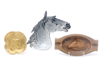 Horse Trinket Trays A Set Of 3