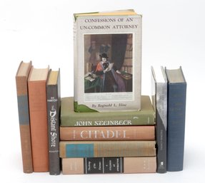 Vintage Book Collection Including  The Distant Shore, The Citadel,the Army Of Potomac