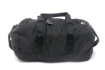 Prada Black Nylon Duffle Bag