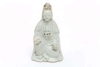 Chinese Glazed Guanyin  Figurine