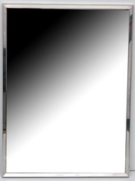 Restoration Hardware 30 X 40  Polished Nickel Mirror Paid $1700