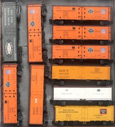 10 Pre War Era Reefers O-gauge Train Cars