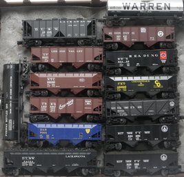 14 O-gauge Train Cars