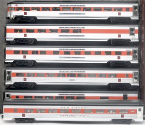 6 K-line New Haven Passenger O-gauge Train Cars