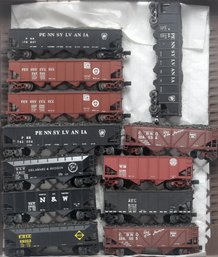 12 O-gauge Coal Train Cars