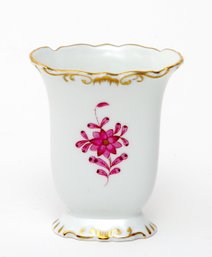 Herend Scalloped Bud Vase