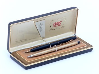 Cross Pen And Pencil Set W/case