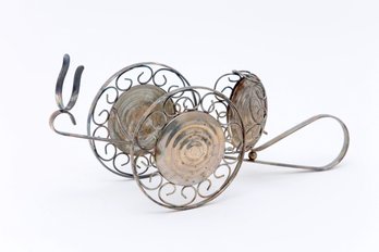 Silver Plated Wine Bottle Holder