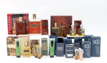 Vintage Assortment Of Mens Cologne