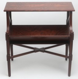 Burled Magazine Rack