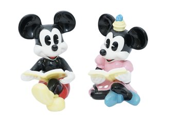 Ceramic Figurines - 'Mickey & Minnie'