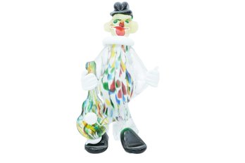 Italian Murano Glass Figurine - 'Clown'