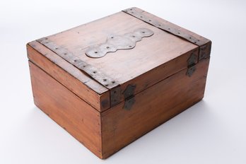 Antique Wooden Storage Box