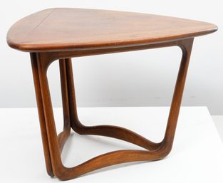 Mid Century Walnut Guitar Pick Table By Lane Furniture