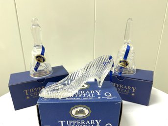 3 Irish Tipperary Crystal Pieces