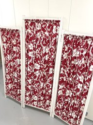 Vintage Three Panel Room Divider