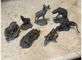 Franklin Mint Pewter Figurine Collection