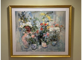 Large Hibel Framed Print