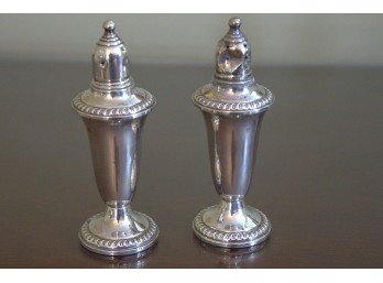 Weighted Sterling Salt & Pepper Shakers