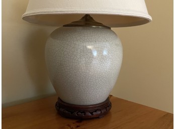 Lamp With Butterfly Finial