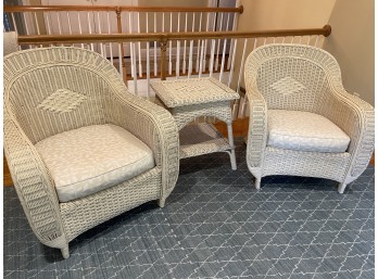 Wicker Chairs With Table