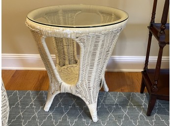 Round Wicker Tbale