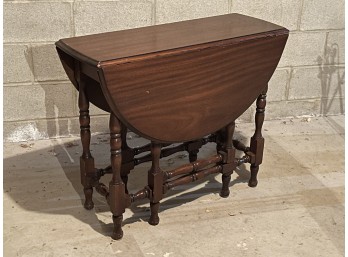 Gate Leg Table.  42L X 34W X 29H - When Colllapsed 14'W