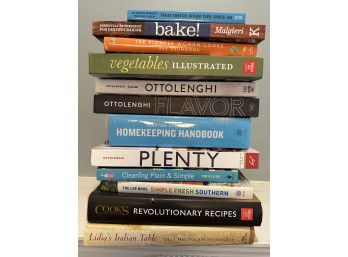 Set Of 12 Cookbooks (Includes 'Vegan Cookies Invade Your Cookie Jar')