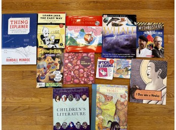 Set Of 12 Children's Books (Includes 'Spongebob Comics')