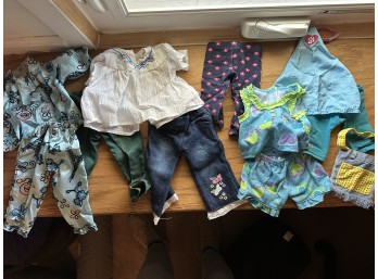 Collection Of American Girl Doll Clothing (includes Denim Bag)