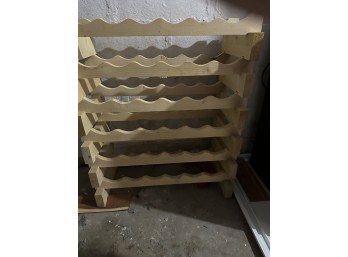Natural Wood Stackable Wine Rack