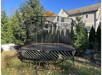 Springfree Trampoline With Step Ladder, Net And Suspension Rods