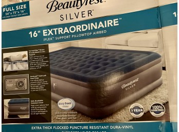 BeautyRest Silver 16' 'Extraordinaire' Full-Sized AirBed (Box Opened)