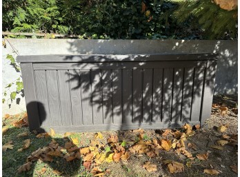 Outdoor Storage Box With Hinged Lid