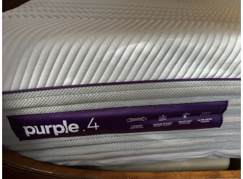 Pair Of Purple 'PURPLE.4' GelFlex Twin-Sized Mattresses With Adjustable Frames And Remote Controls