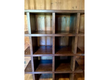 Pottery Barn 'Tic, Tac, Toe' Style Bookshelf