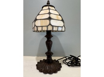 Tiffany Style Table Lamp With Dimmer And Lampshade