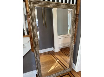 Tall Wall Mirror With Elaborate Braided Frame