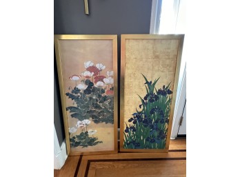 Pair Of Reproduced Art Of Japanese Botanicals (The MET Store)