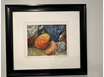 Painting Of Fruit, Signed By Artist And Marked #2/10