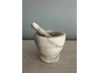 Marble Mortar And Pestle