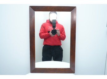 Wooden Framed Wall Mirror