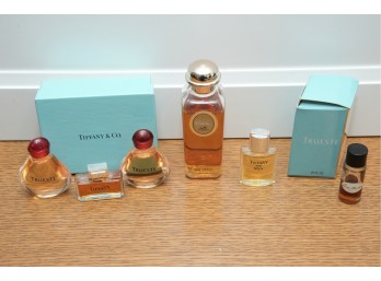 Assorted Tiffany & Co., Truest, And Herms Perfume Bottles