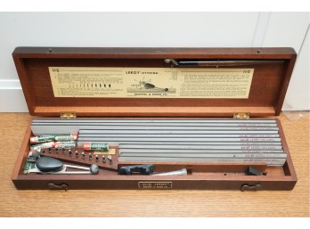Keuffel & Esser Leroy Lettering Set In Wooden Case