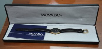 Movado Wristwatch With Box And Manual