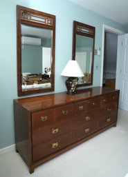 Hickory Furniture Dresser With Mirrors