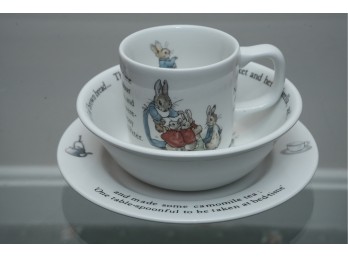 Beatrix Potter Peter Rabbit Childs Tea Set