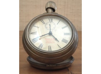 Thomas & Ross New York Pocket Watch Style Desk Clock