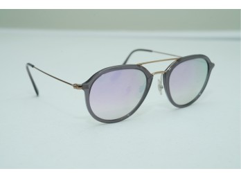 Ray-Ban Sunglasses With Double Bridge And Iridescent Lenses